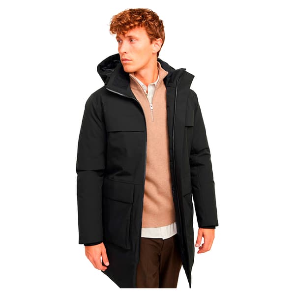 Jack & Jones Wave Parka Sort XL Mand