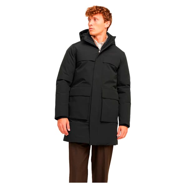 Jack & Jones Wave Parka Sort XL Mand