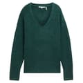 Miniatyrbillede 3 af 5: Tom Tailor Cozy V-hals Sweater Grøn S Kvinde