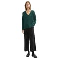 Miniatyrbillede 5 af 5: Tom Tailor Cozy V-hals Sweater Grøn S Kvinde