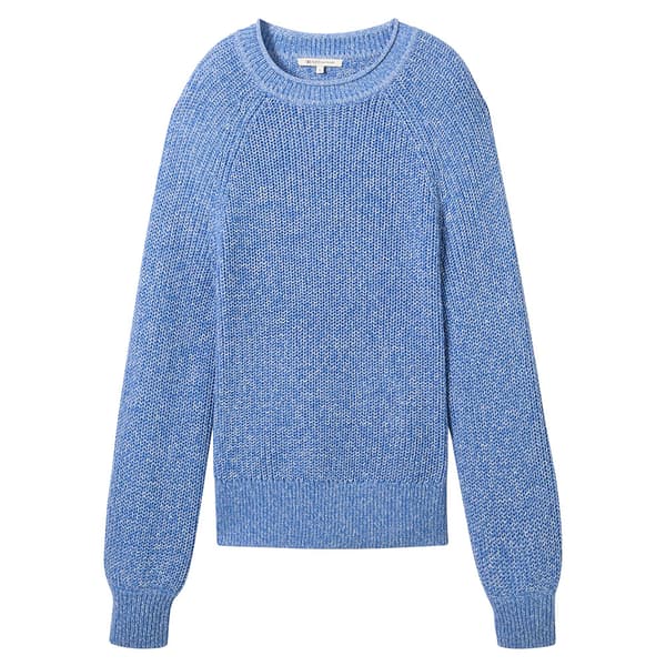 Tom Tailor Crew Neck Tröja Blå S Kvinna