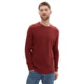 Miniatyrbild 1 av 6: Tom Tailor Structured Crewneck Knit Tröja Röd 3XL Man