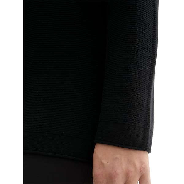 Tom Tailor Sweater New Ottoman Plus Tröja Svart 50 Kvinna
