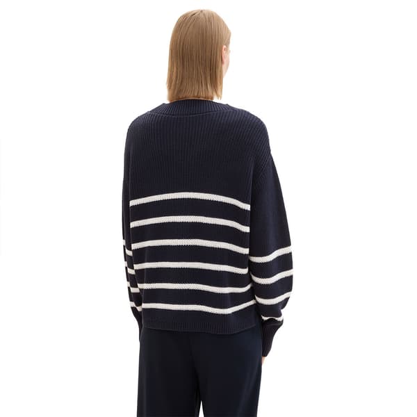 Tom Tailor V Neck Kardigan Svart L Kvinna