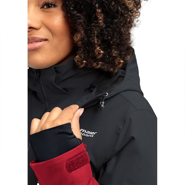 Maier Sports Vidra Jakke Rød,Sort 4XL / Regular Kvinde