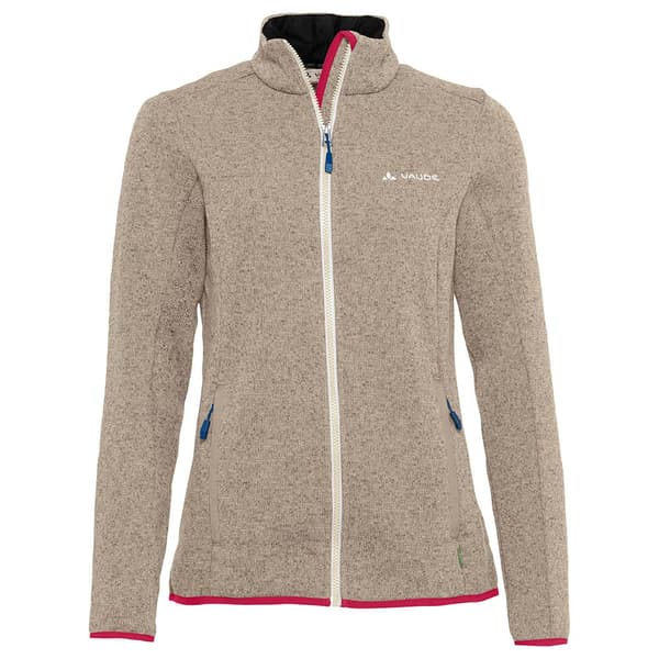 Vaude Rienza Iv Fleecejakke Med Fuld Lynlås Beige 42 Kvinde