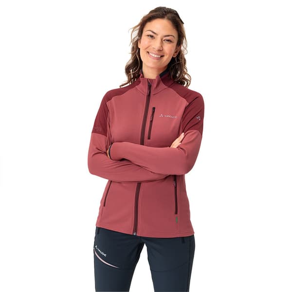 Vaude Elope Fleecejacka Med Dragkedja Rosa 44 Kvinna