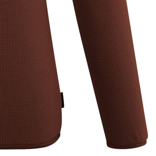 Millet K Lightgrid Fleece Med Halv Dragkedja Brun M Kvinna