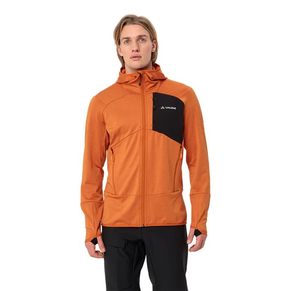 Vaude Monviso Ii Fleecejakke Med Hætte Orange 2XL Mand