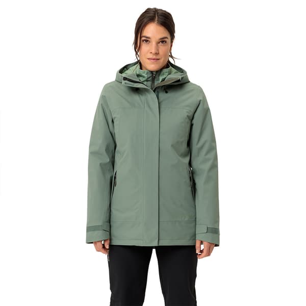 Vaude Neyland 3in1 Jacka Grönt 36 Kvinna