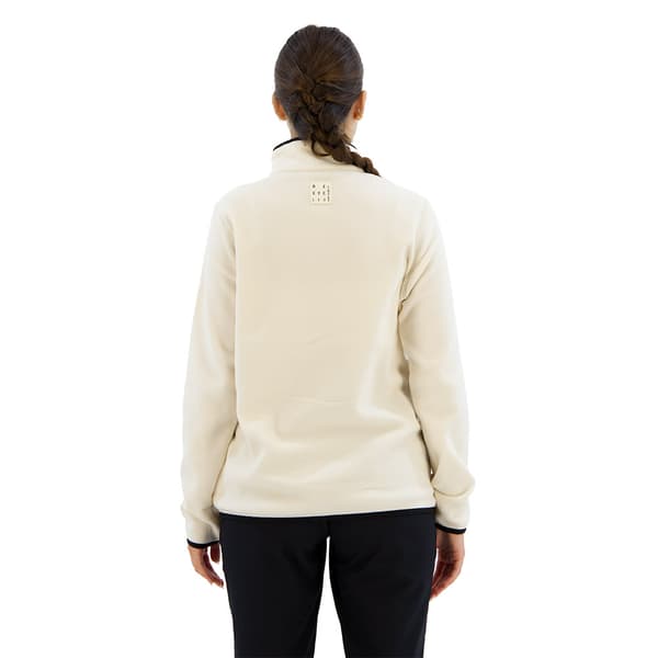Vaude Rosemoor Fleece Med Halv Dragkedja Beige 40 Kvinna