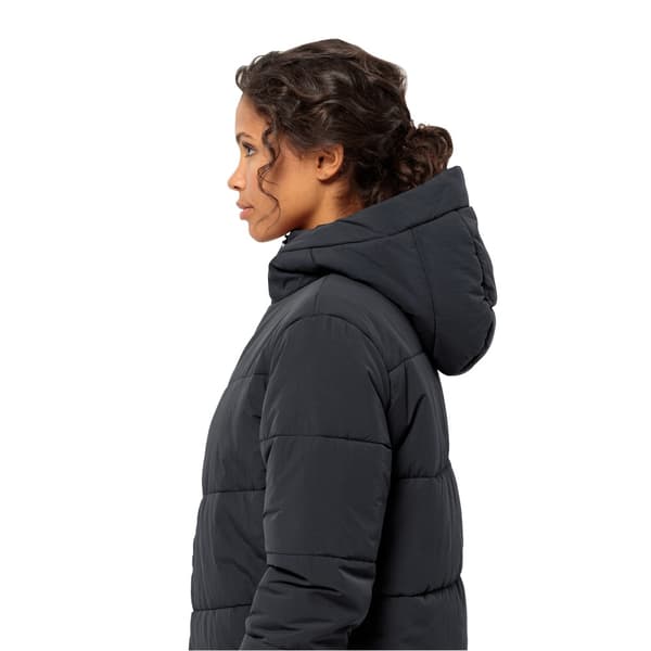 Jack Wolfskin Karolinger Long Jacka Svart XS Kvinna