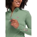 Miniatyrbillede 3 af 3: Maier Sports Jenna Rec Fleecejakke Med Halv Lynlås Grøn 2XL / Regular Kvinde