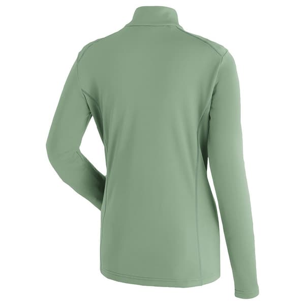 Maier Sports Jenna Rec Fleecejakke Med Halv Lynlås Grøn 2XL / Regular Kvinde
