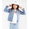 Miniatyrbillede 1 af 6: Levi´s ® Kids Trucker Jakke Blå 24 Months Pige