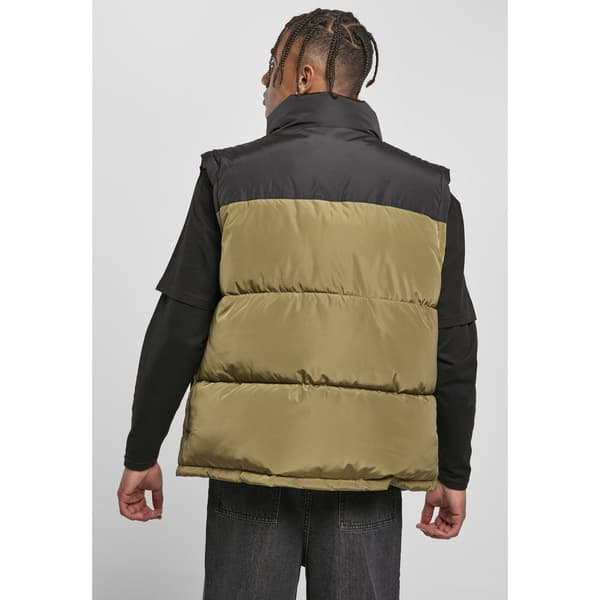 Urban Classics Block Puffer Jakke Sort XL Mand
