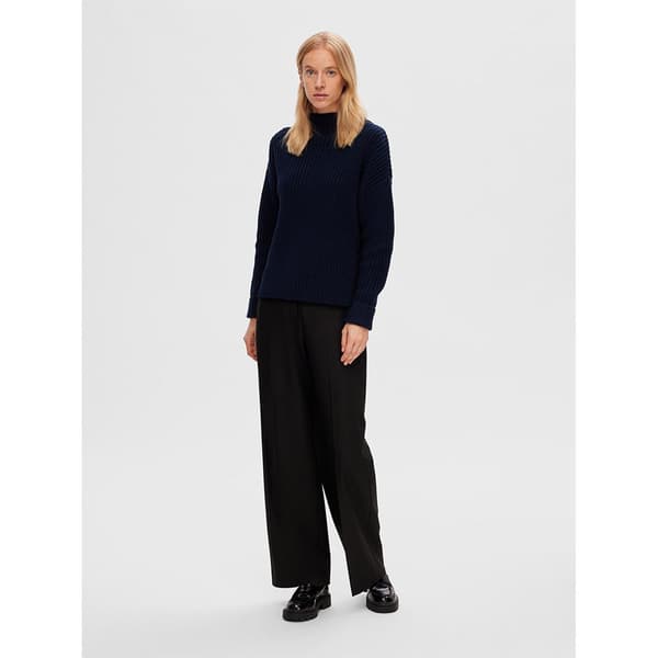 Selected Selma Pullover Trøje Blå M Kvinde