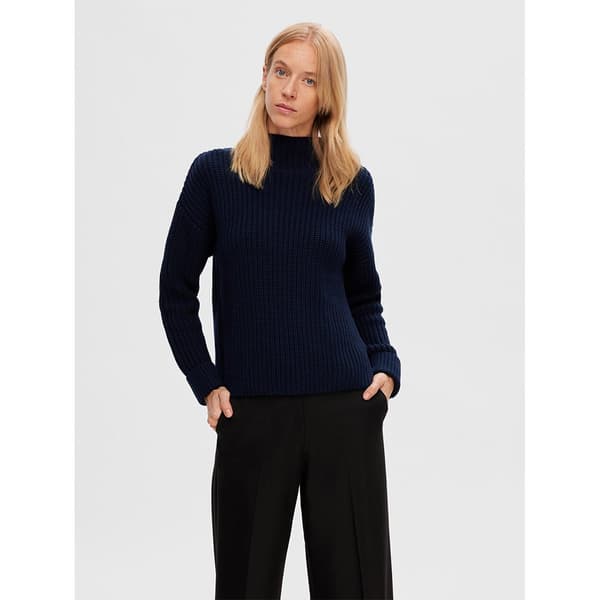 Selected Selma Pullover Trøje Blå M Kvinde