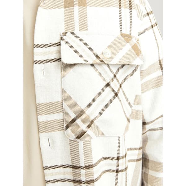 Jack & Jones Raymond Melange Check övertröja Beige S Man