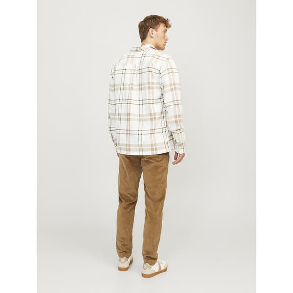 Jack & Jones Raymond Melange Check övertröja Beige S Man