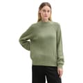 Miniatyrbillede 1 af 5: Tom Tailor Knit Plated Rib Trøje Grøn 2XL Kvinde