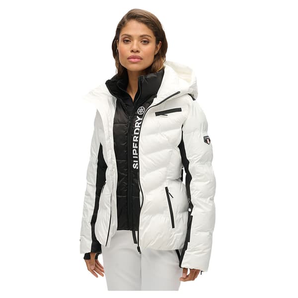 Superdry Luxe Jacka Vit XL Kvinna