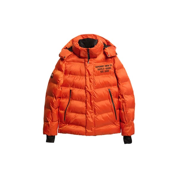 Superdry Sport Jacka Orange S Man