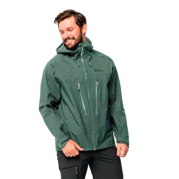 Jack Wolfskin Kammweg 3l Jakke Grøn M Mand