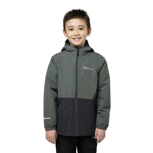 Jack Wolfskin Snowy Days Jakke Grøn 128 cm Dreng