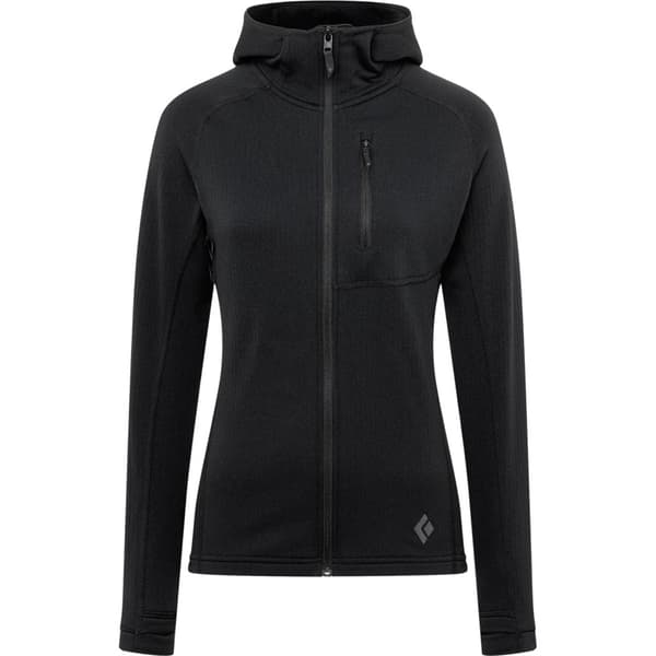 Black Diamond Coefficient Hupullinen Fleecetakki Musta L Nainen