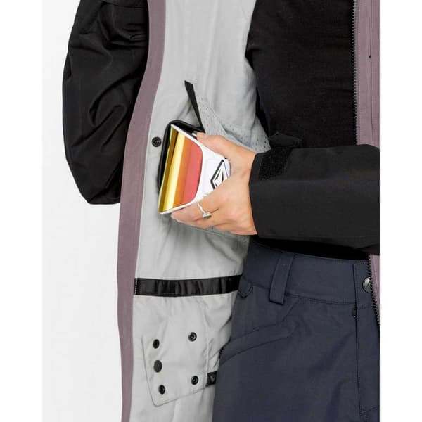 Volcom Agate Insulated Jacka Lila L Kvinna