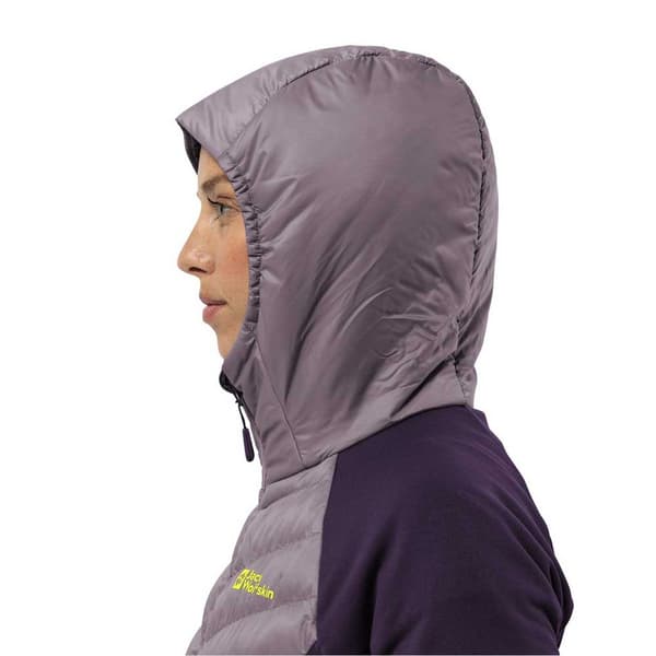 Jack Wolfskin Routeburn Pro Hybrid Jacka Lila L Kvinna