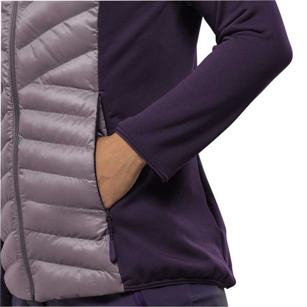 Jack Wolfskin Routeburn Pro Hybrid Jacka Lila L Kvinna