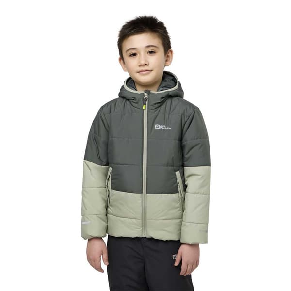 Jack Wolfskin Two Hills Ins Jakke Grøn 140 cm Dreng