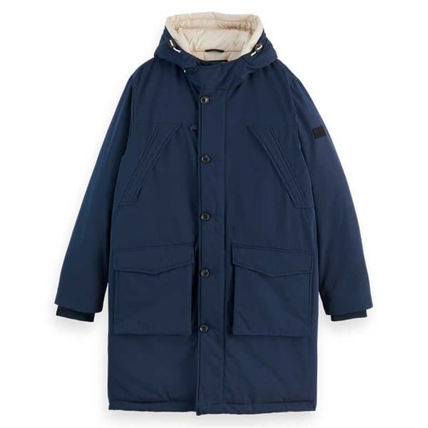 Scotch & Soda Heritage Water Repellent Jakke Blå L Mand