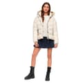 Miniatyrbild 3 av 6: Superdry Faux Fur Puffjacka Beige L Kvinna