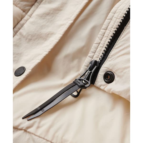 Superdry Faux Fur Puffjacka Beige L Kvinna
