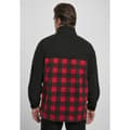 Miniatyrbillede 6 af 8: Urban Classics Patterned Polar Fleece Track Jakke Sort M Mand