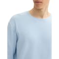 Miniatyrbillede 5 af 6: Tom Tailor Structured Roll Edge Knit Trøje Blå M Mand