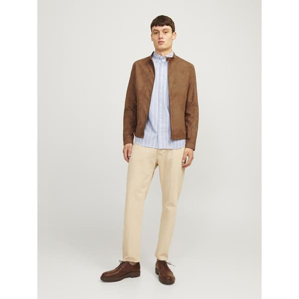 Jack & Jones Dylan Clean Läderjacka Brun XS Man