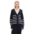 Miniatyrbillede 4 af 6: Tom Tailor V Neck Cardigan Sort 2XL Kvinde