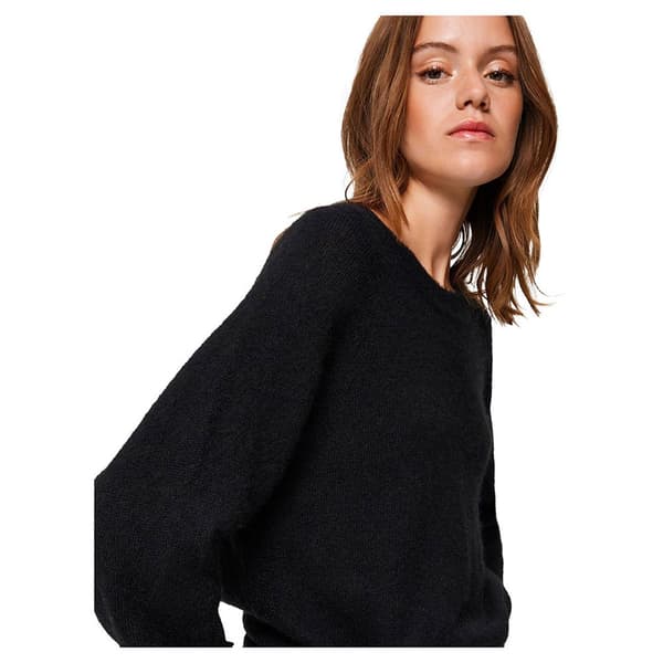 Selected Lulu Neulepaita Musta 2XL Nainen