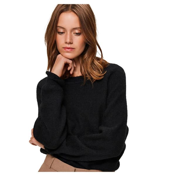 Selected Lulu Neulepaita Musta 2XL Nainen
