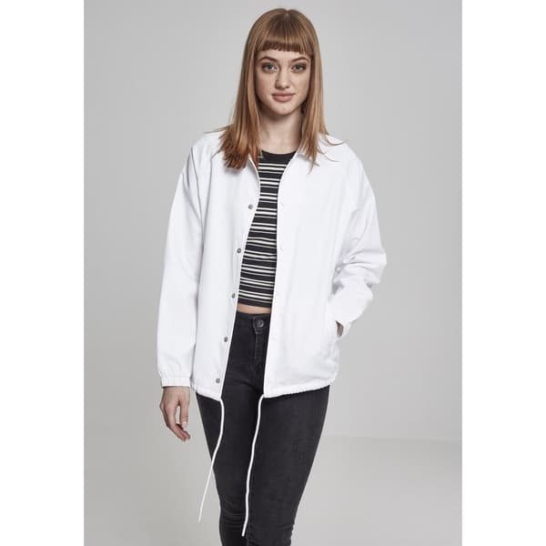 Urban Classics Coach Parka Hvid S Kvinde