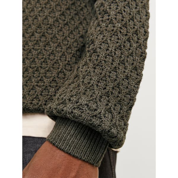 Jack & Jones North Halv Lynlås Sweater Grøn XL Mand