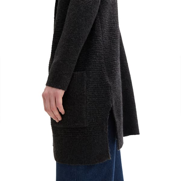 Tom Tailor Knit Hood Cardigan Sort XS Kvinde