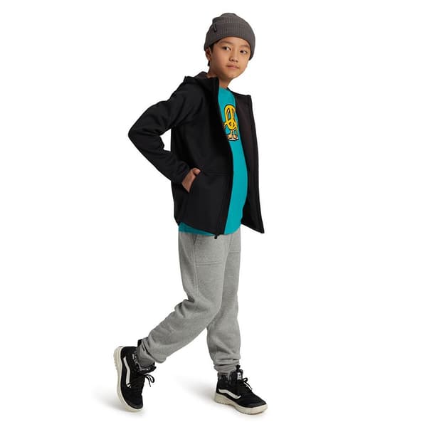 Burton Crown Weatherproof Fleecejacka Med Huva Svart 5-6 Years