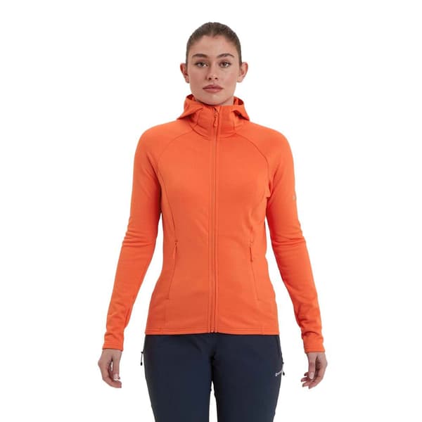 Montane Protium Fleecejacka Med Dragkedja Orange XL Kvinna