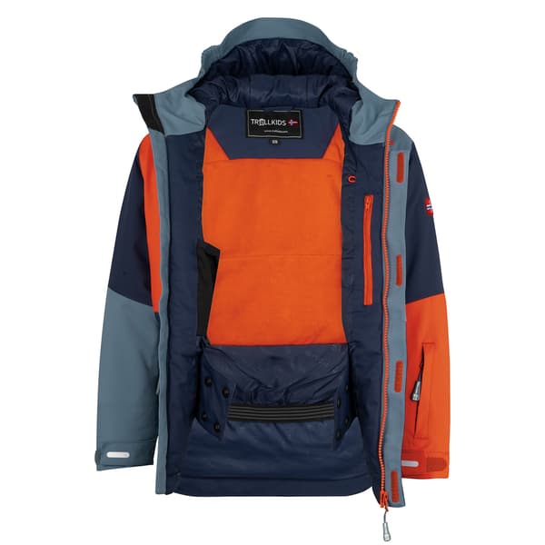Trollkids Hallingdal Jakke Orange 110 cm Dreng