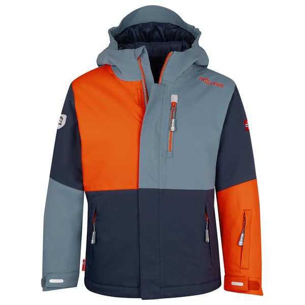 Trollkids Hallingdal Jakke Orange 110 cm Dreng